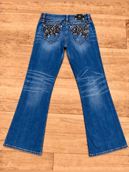 Miss Me Denim - Miss Me Signature Bootcut Jeans Women’s 33x34 Mid Rise Stretch Denim EUC